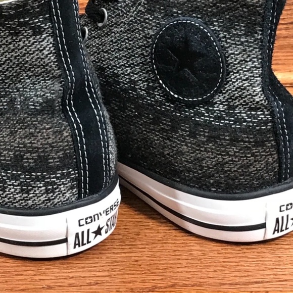 Converse CT‎ Chuck Taylor Hi Black White Shoes - Picture 5 of 8